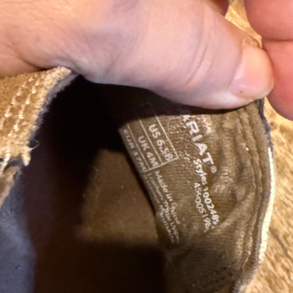 Women 6.5B Ariat Cruiser Patriot Slip On Leather Digital Camo USA America Flag - Picture 9 of 9